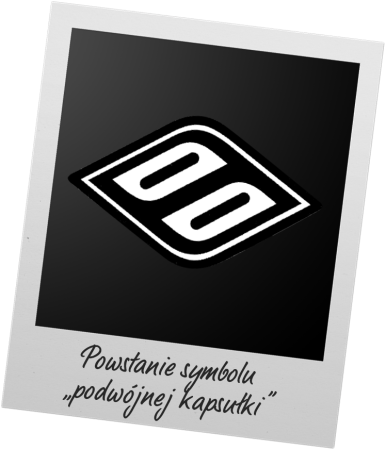 Powstanie symbolu „podwójnej kapsułki”