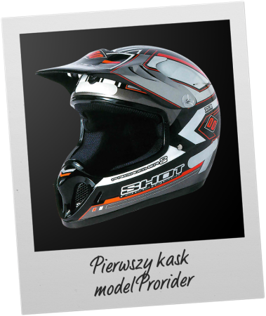 Pierwszy kask - model Prorider