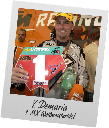 1. MX-Weltmeistertitel - Y. Demaria