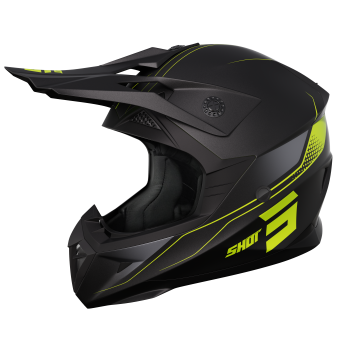 Casque cross enfant Shot 2023 Furious Tracer - Rose