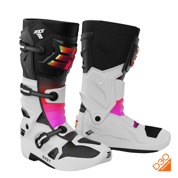 Paire de semelles de bottes moto Shot Race 8/6/4/2 - Accessoires de bottes  - Bottes et chaussures - Equipement du motard